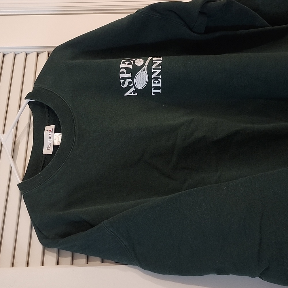 Tennis First Port Aspen Green Sweatshirt - Picture 2 of 3